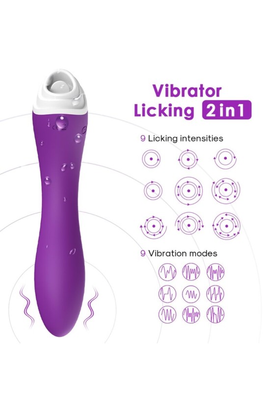 ARMONY - FAIRYLAND LICKING VIBRATING CLIT  VIBRATOR PURPLE