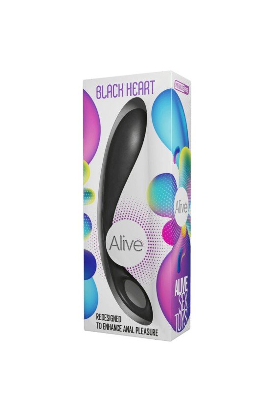 ALIVE - STIMULATEUR ANAL NOIR COEUR SARCELLE