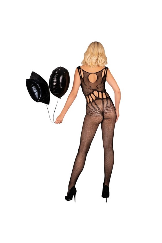 LIVCO CORSETTI FASHION - AMAHIL BODYSTOCKING CROTCHLESS BLACK ONE SIZE