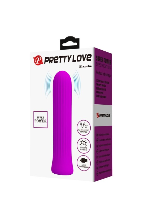 PRETTY LOVE - VIBRADOR ESTIMULADOR ROSA BLANCHE