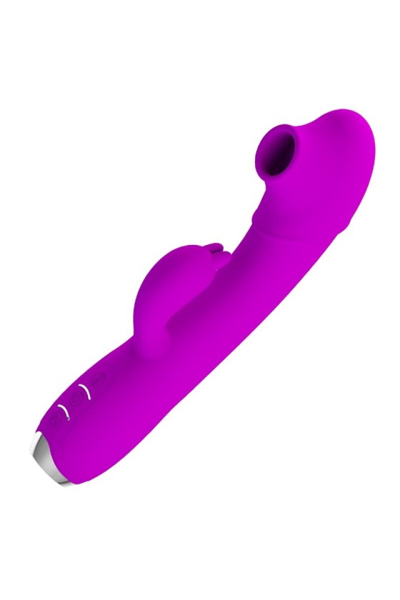 PRETTY LOVE - REGINA VIBRADOR-CHUPADORA RECARGABLE MORADO