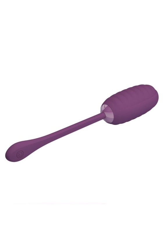 PRETTY LOVE - CASPER PURPLE RECHARGEABLE VIBRATING EGG