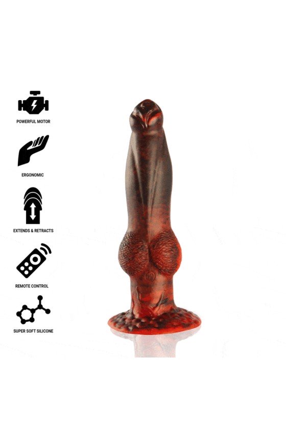 EPIC - PROMETHEUS DILDO TITAN IN FLAMES RECHARGEABLE REMOTE CONTROL