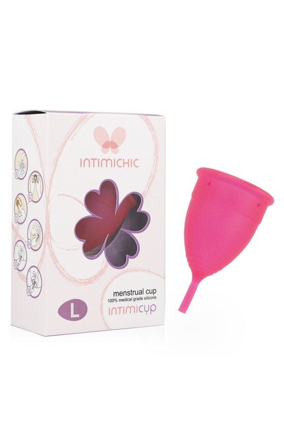 INTIMICHIC - MENSTRUAL CUP MEDIZINISCHES SILIKON - GRÖSSE L