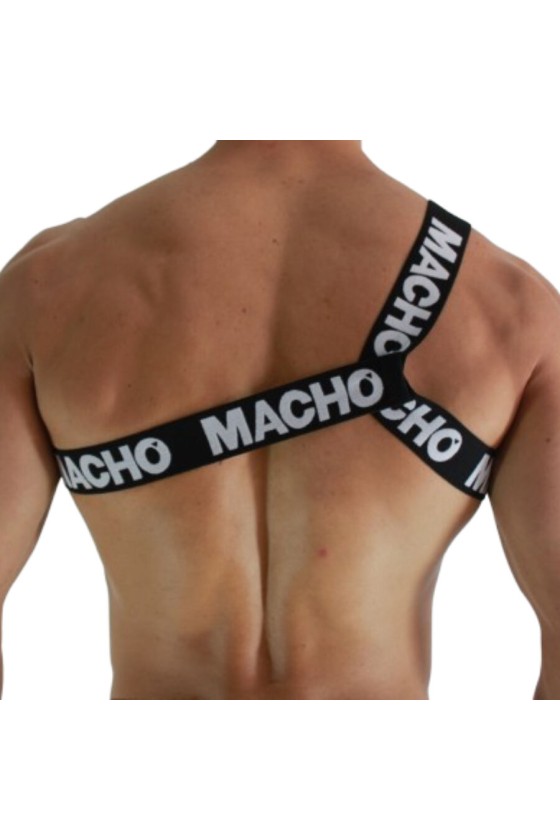 MACHO - ROMAN HARNESS WHITE S/M