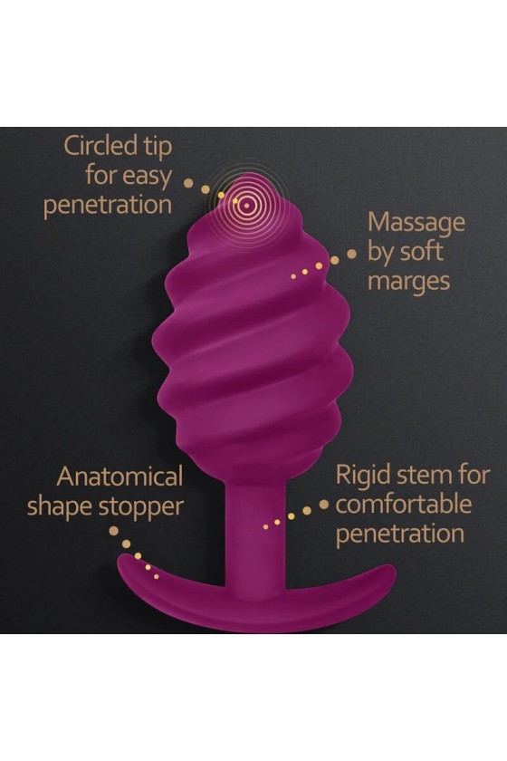 G-VIBE - PLUG ANAL GPLUG TWIST 2 MORADO