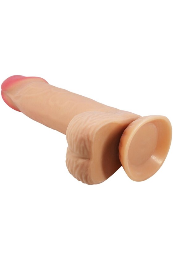 PRETTY LOVE - SLIDING SKIN SERIES REALISTIC DILDO WITH SLIDING SKIN SUCTION CUP 20.6 CM