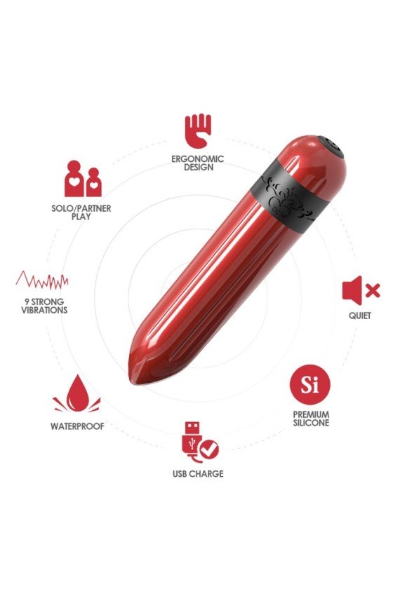 ARMONY - FOGUETE VIBRADOR BALA CONTROLE REMOTO FÚCSIA