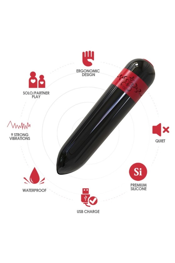 ARMONY - ROCKET VIBRATOR BULLET REMOTE CONTROL BLACK