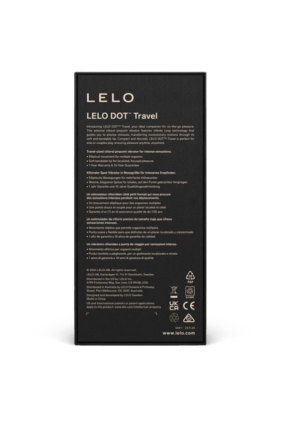 LELO - DOT TRAVEL 阴蒂刺激器 紫色