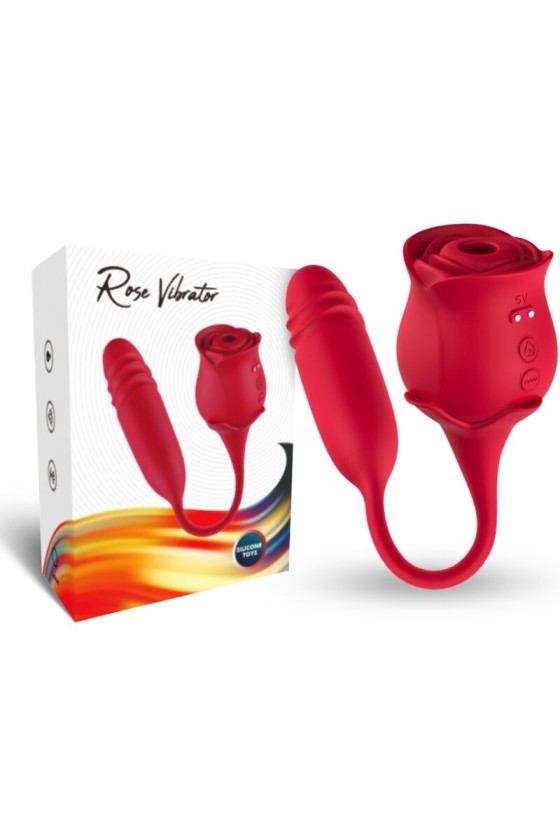 ARMONY - ROSEKNIGTH LECKT VIBRIERENDEN CLIT UND VIBRATOR ROT