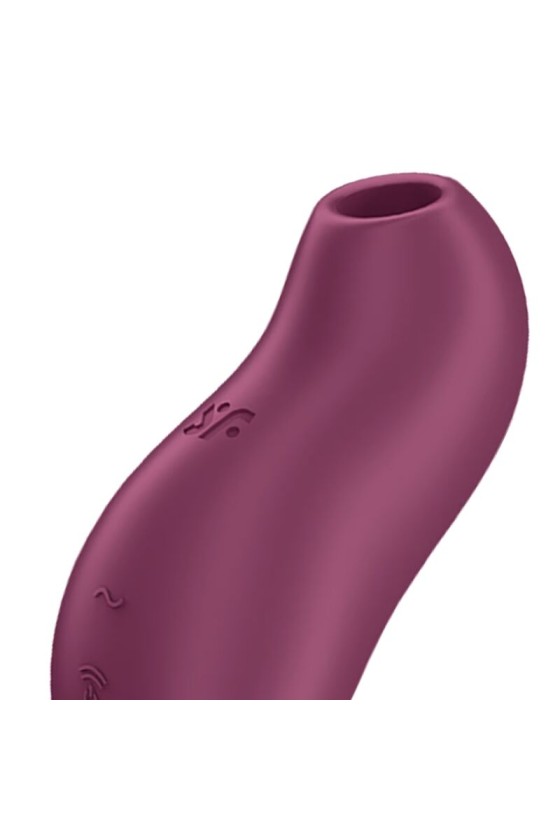 SATISFYER - POCKET PRO 1 ESTIMULADOR DE CLITORIS GRANATE