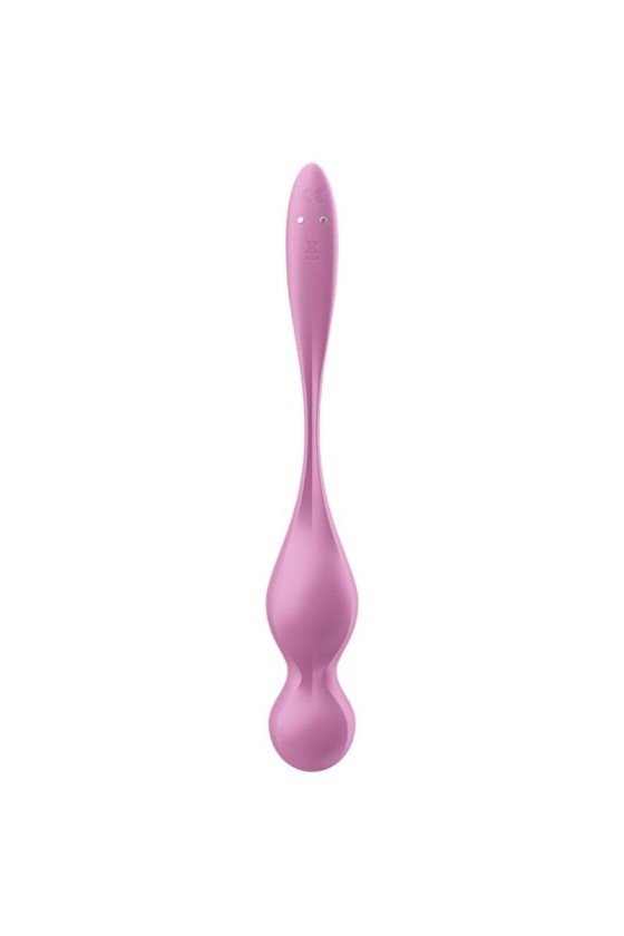 SATISFYER - 爱情鸟振动凯格尔球 粉色