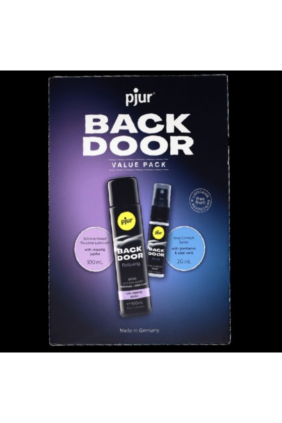 PJUR - SET DE LUBRICANTE ANAL Y SPRAY PARA PUERTA TRASERA