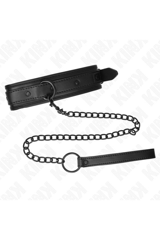 KINK - COLAR DE NEOPRENE BONDAGE MODELO 2 COM CINTO 78 CM AJUSTÁVEL 37,5 X 49,5 CM