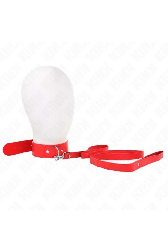 KINK - COLLIER AVEC CEINTURE 116 CM BRACELET ROJO AJUSTABLE 32-50 CM X 8 CM