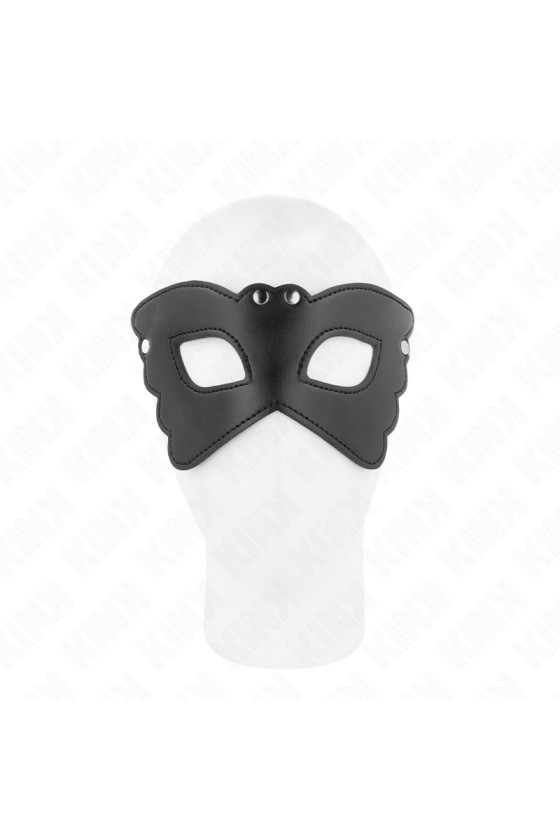 KINK - BUTTERFLY SHAPED LEATHERETTE MASK 20 x 9 CM