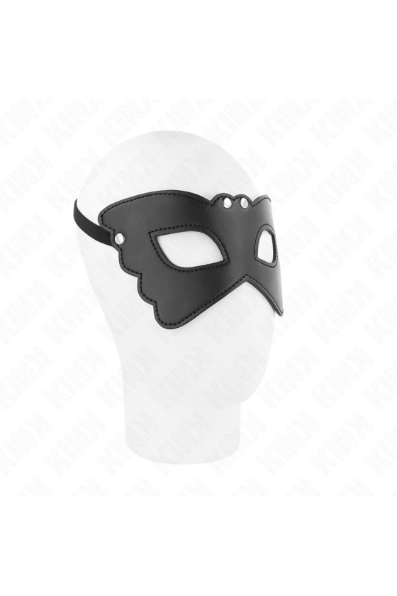 KINK - BUTTERFLY SHAPED LEATHERETTE MASK 20 x 9 CM