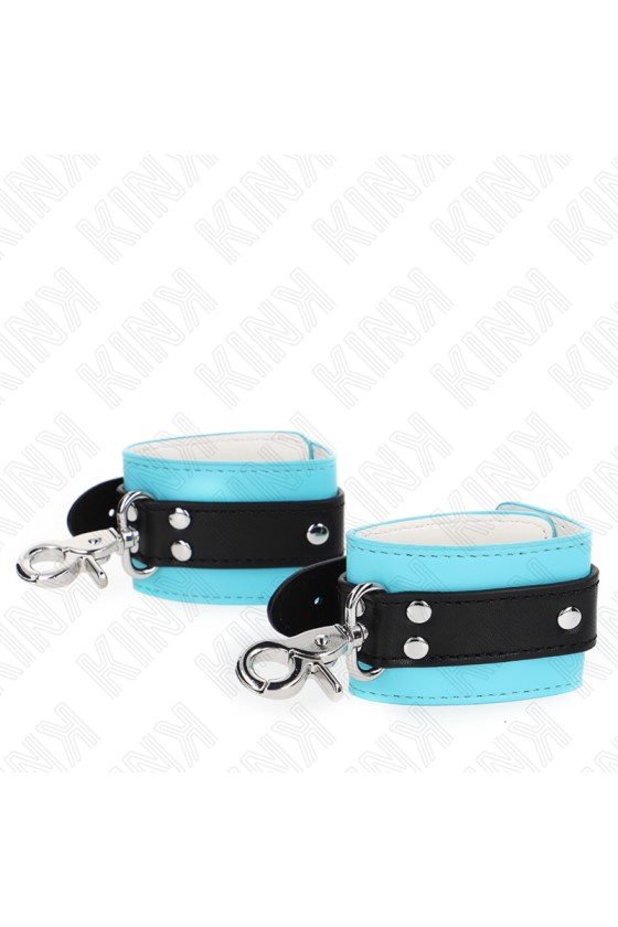 KINK - RESISTENZA DA POLSO PREMIUM CON SERRATURA NERO / BLU REGOLABILE 21-28 CM X 5,5 CM