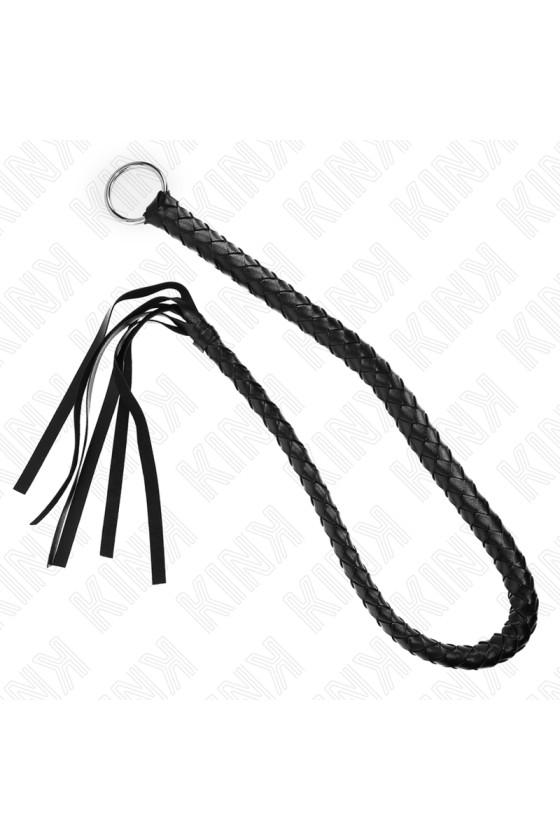 KINK - SNAKE WHIP WITH BLACK HAND RING 65 CM