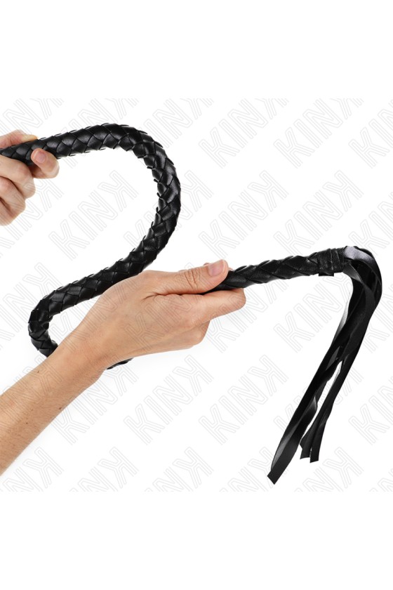 KINK - CHICOTE DE SERPENTE COM ANEL DE MÃO PRETO 65 CM