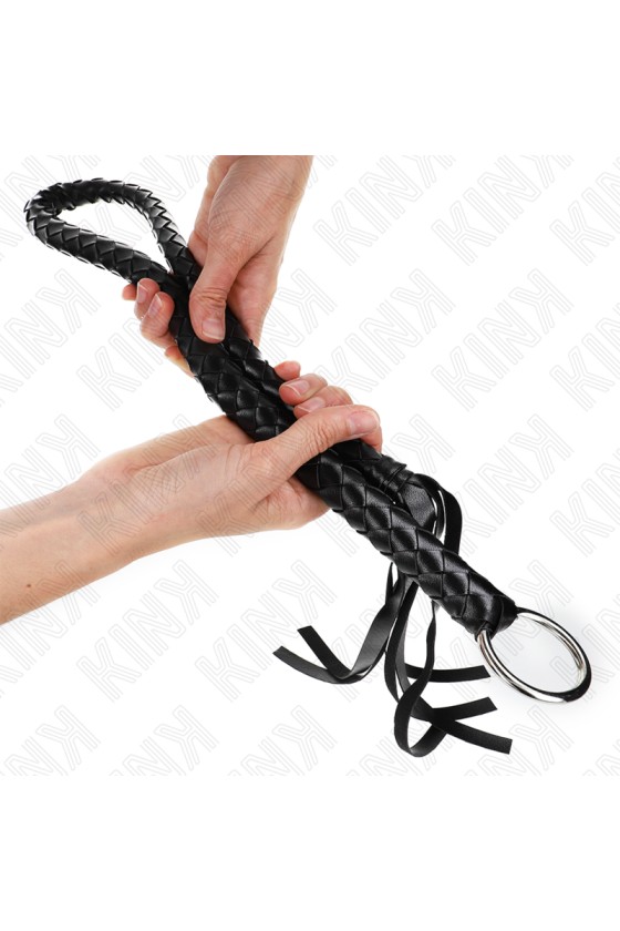 KINK - CHICOTE DE SERPENTE COM ANEL DE MÃO PRETO 65 CM