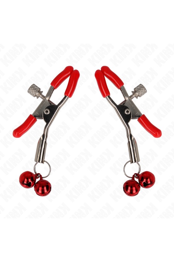 KINK - GRAMPO DE BICO DUPLO VERMELHO VERMELHO 6 CM