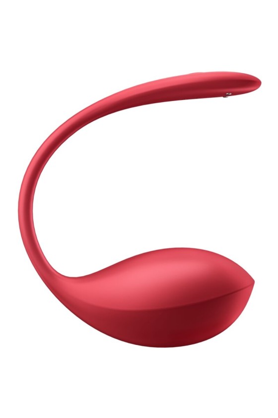 SATISFYER - SHINY PETAL STIMULATEUR À TÉLÉCOMMANDE À DISTANCE G POINT ROUGE APPLICATION GRATUITE