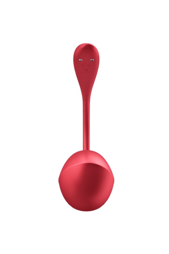 SATISFYER - SHINY PETAL STIMULATEUR À TÉLÉCOMMANDE À DISTANCE G POINT ROUGE APPLICATION GRATUITE