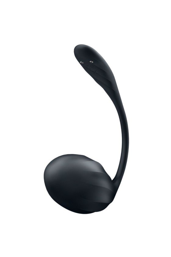 SATISFYER - RIBBED PETAL STIMOLATORE PUNTO G TELECOMANDO NERO APP GRATUITA