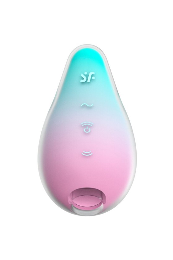 SATISFYER - MERMAID VIBES STIMULATEUR  VIBRATEUR MENTHE ET ROSE