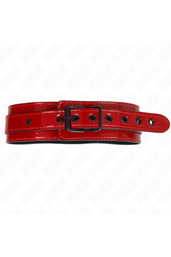 KINK - COLLANA REGOLABILE VINO ROSSO 37,5-49,5 CM X 5 CM