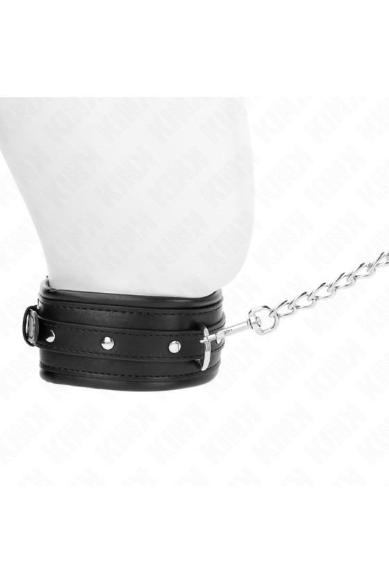 KINK - COLLANA CON CINTURINO CON FIBBIA LUCIDA 65 CM 48.5 CM X 5.3 CM