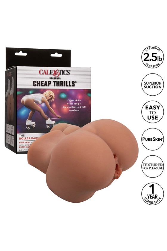 CALEXOTICS - THE ROLLER BABE DOPPELT REALISTISCHER MASTURBATOR, FLEISCH