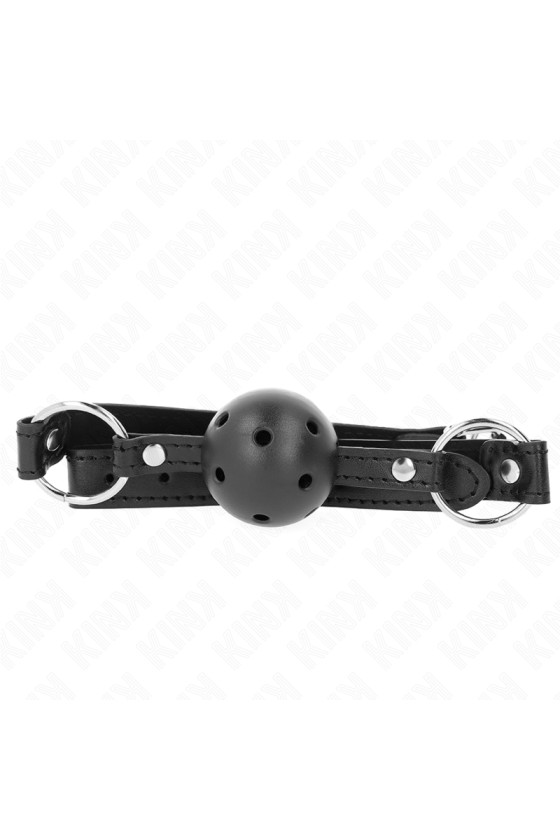 KINK - HOHLHARTER SCHWARZER BALL 4,5 CM GAG MODELL 1 63,5 X 2 CM