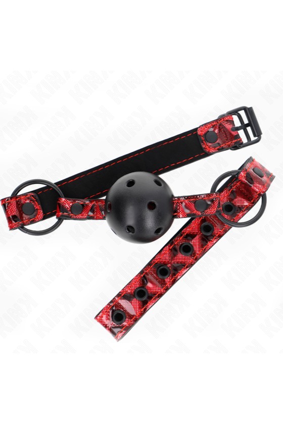 KINK - DIAMOND PATTERN BALL 4.5 CM GAG MODEL 2 64.5 CM ADJUSTABLE 42-60 CM