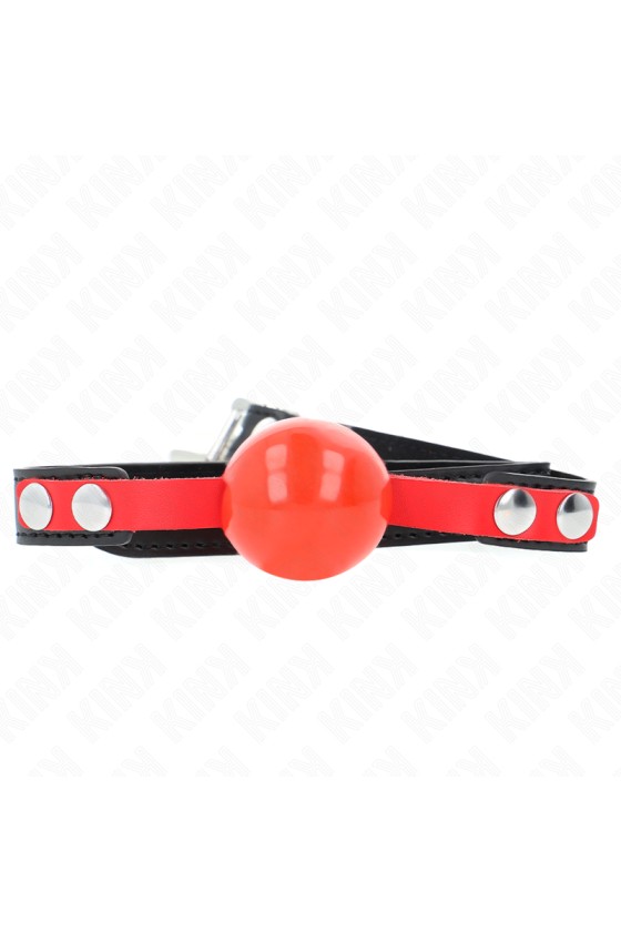 KINK - SOFT TPE BALL 4 CM GAG MODEL 4 60 x 2 CM ADJUSTABLE 37-52 CM