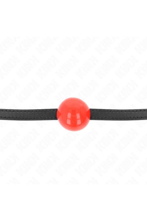 KINK - RED SINGLE SOLID BALL 4 CM GAG 65 x 1.5 CM