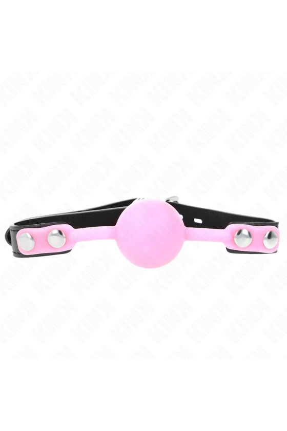 KINK - BOLA SILICONE LUMINOSA MORDAÇA 4 CM 60 x 2 CM