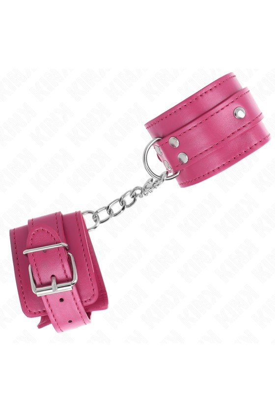 KINK - RESISTENZA DA POLSO CON 3 ANELLI A D REGOLABILE ROSA 17.5-25 CM X 6 CM