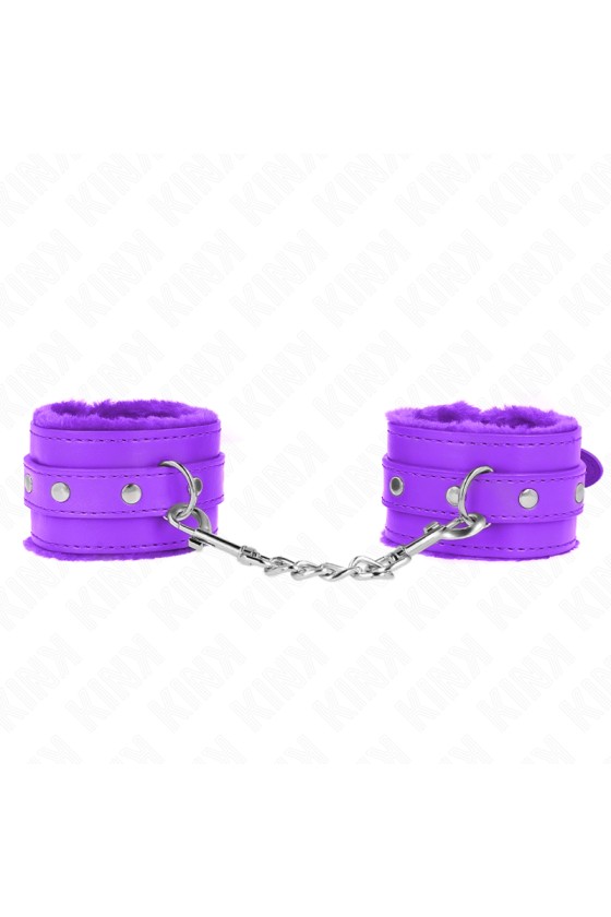 KINK-SUJETADORESDEMUÑECASCONFORRODEPIELDEPRIMERACALIDAD,COLORMORADO,CONCINTURÓNMORADO,AJUSTABLES,17-29CMX6CM