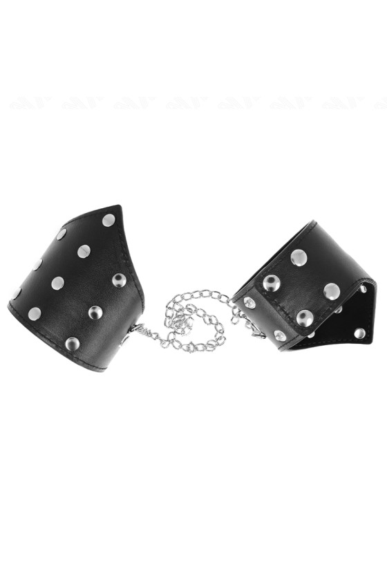 KINK - BRACELETS STYLE POINT NOIR AVEC CHAÎNE RÉGLABLE 17-23 CM X 8,5 CM