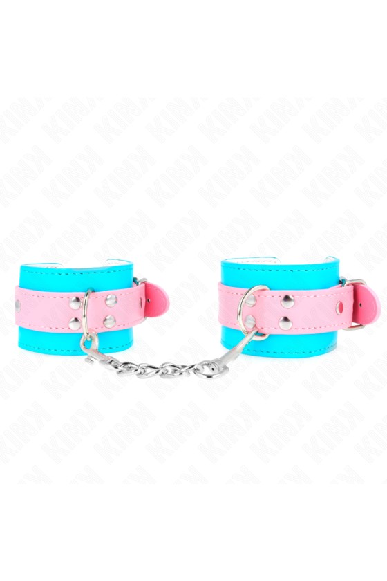 KINK - GRAZIOSI POGGIPOLSI BLU/ROSA REGOLABILI 16-28 CM X 5 CM