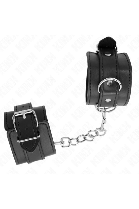 KINK - SIMPLE WRIST RESTRAINTS BLACK ADJUSTABLE 20-23 CM X 5.5 CM