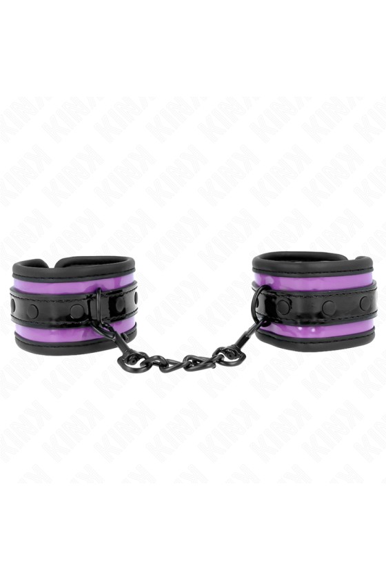 KINK - PUNHOS DE NEOPRENE ROXO CLARO AJUSTÁVEIS 21-28 CM X 5 CM