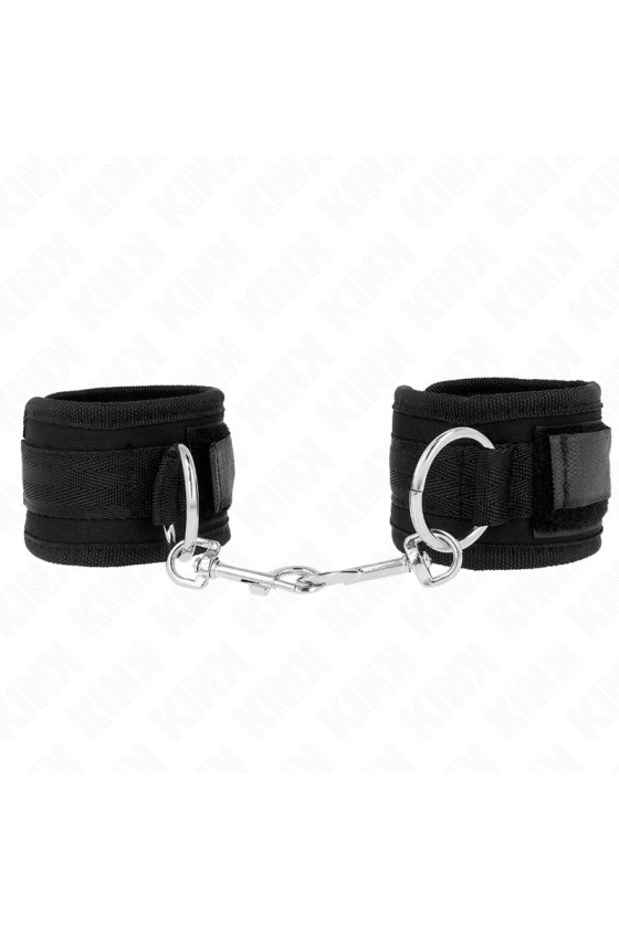 KINK - WRIST RESTRAINTS BLACK ADJUSTABLE 18-35 CM X 6 CM