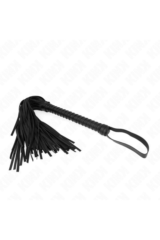 KINK - WHIP WITH BLACK TEXTURED HANDLE 48.5 CM