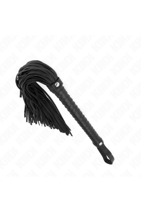 KINK - WHIP WITH BLACK TEXTURED HANDLE 48.5 CM