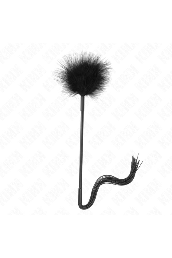 KINK - SILICONE WHIP WITH FEATHERS FOR TICKLE 47 CM