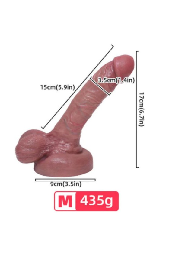 ARMONY - GODE RÉALISTE EN SILICONE LIQUIDE 15 CM